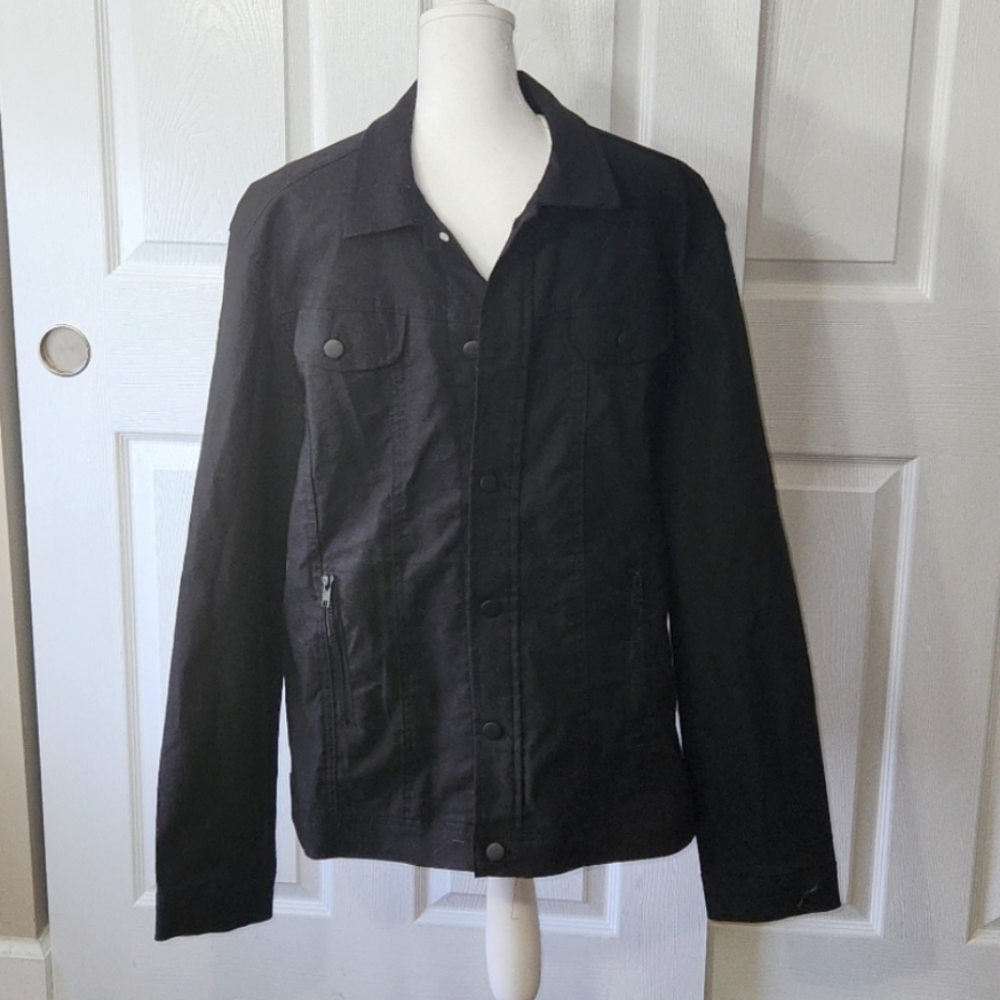 TRIUMPH OVER TRAGEDY MENS LIGHT WEIGHT TRUCKER JACKET BLACK COLOR SIZE XL - Picture 9 of 10